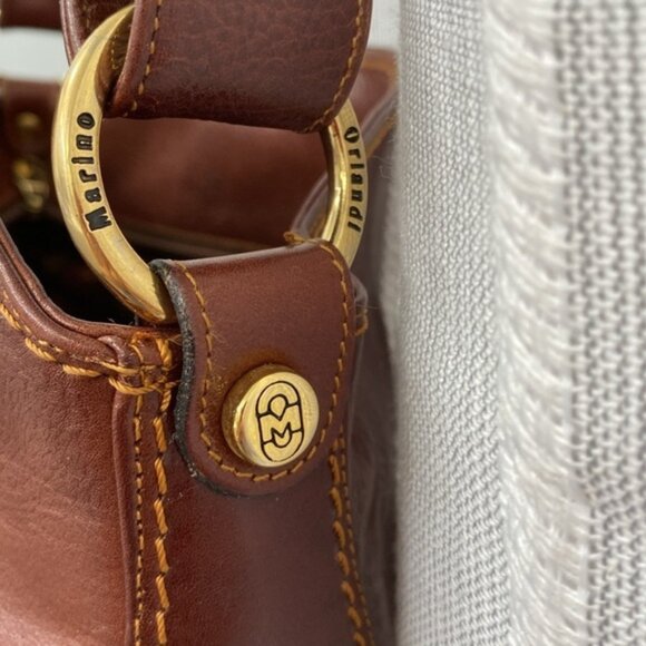 Marino Orlandi Made in Italy Leather‎ Shoulder Bucket Bag - EUC - Picture 3 of 16